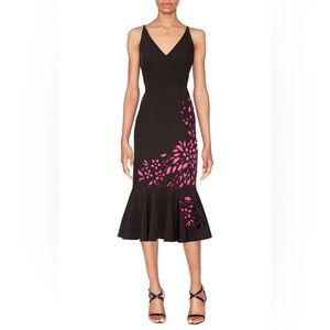 WHITE TIE by Shani -  (C1) Sleeveless Laser Cutting with Flounce - NWT SIZE 12